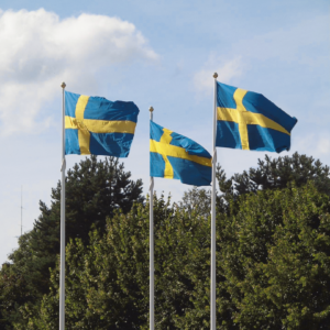 Nationsflagga Sverige 200x125cm